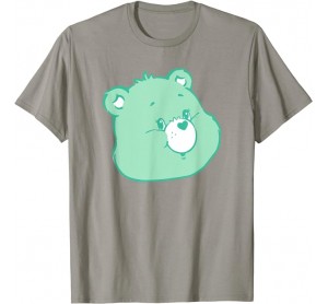 Care Bears Bashful Vintage Wish Bear Big Face T- Shirt